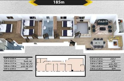 Apartment - 3 Bedrooms - 3 Bathrooms for sale in Al Andalus Buildings - Al Andalus District - New Cairo City - Cairo
