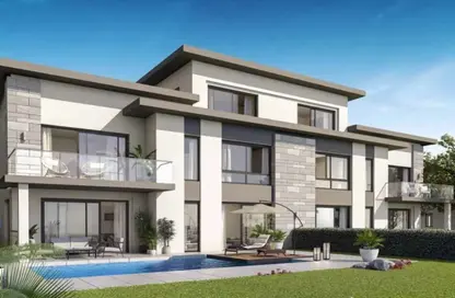 Twin House - 3 Bedrooms - 2 Bathrooms for sale in Swan Lake Residence - 5th Settlement Compounds - The 5th Settlement - New Cairo City - Cairo