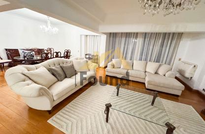 Apartment - 2 Bedrooms - 2 Bathrooms for rent in Mohamed Maraashly St. - Zamalek - Cairo