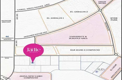 Apartment - 1 Bedroom - 1 Bathroom for sale in Jadie Residence - The 3rd Settlement - New Cairo City - Cairo