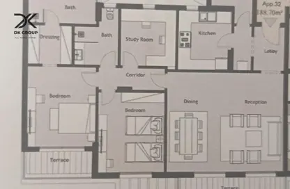 Apartment - 2 Bedrooms - 2 Bathrooms for sale in Palm Hills - Alexandria Compounds - Alexandria