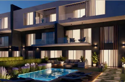 تاون هاوس - 3 غرف نوم - 6 حمامات للبيع في اليفايشن - الحزام الاخضر - مدينة 6 أكتوبر - الجيزة