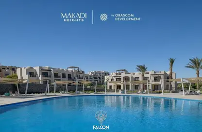 Chalet - 3 Bedrooms - 2 Bathrooms for sale in Makadi Heights - Makadi Orascom Resort - Makadi - Hurghada - Red Sea