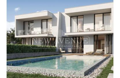 Twin House - 4 Bedrooms - 5 Bathrooms for sale in Direction White - Ras Al Hekma - North Coast