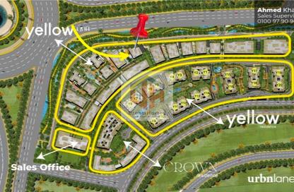 Office Space - Studio - 1 Bathroom for sale in Yellow Residence - New Cairo City - Cairo Office Space - Studio - 1 Bathroom for sale in Yellow Residence - New Cairo City - Cairo
