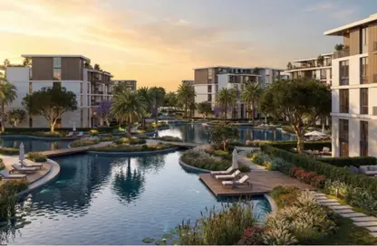 Apartment - 3 Bedrooms - 2 Bathrooms for sale in Tesla Residence - Al Wahat Road - 6 October City - Giza