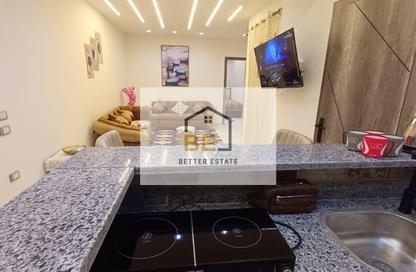 Apartment - 1 Bedroom - 2 Bathrooms for rent in Abou El Houl - New Cairo City - Cairo