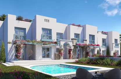 Chalet - 3 Bedrooms - 2 Bathrooms for sale in Mountain View - Ras Al Hekma - North Coast