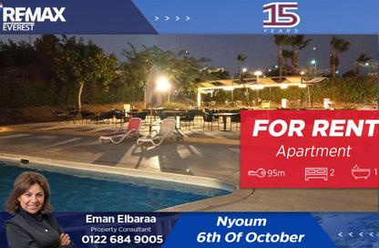 Apartment - 2 Bedrooms - 1 Bathroom for rent in Nyoum October - Northern Expansions - 6 October City - Giza