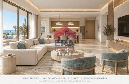 Apartment - 2 - 1 for sale in Marassi Red Sea - Soma Bay - Safaga - Hurghada - Red Sea