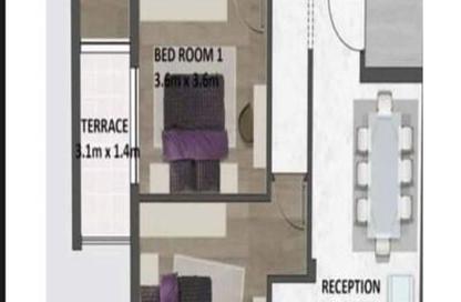 Apartment - 3 Bedrooms - 3 Bathrooms for sale in Moon Residences - Fifth Square - The 5th Settlement - New Cairo City - Cairo