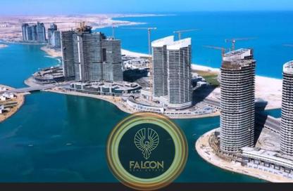 شقة - 2 غرف نوم - 2 حمامات للبيع في نورث ايدج تاورز - مدينة العلمين الجديدة - العلمين - الساحل الشمالي