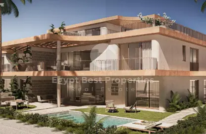 منزل مزدوج - 3 غرف نوم - 4 حمامات للبيع في راملا - راس الحكمة - الساحل الشمالي