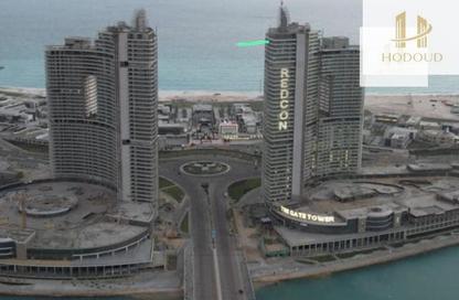 شقة - 2 غرف نوم - 2 حمامات للبيع في نورث ايدج تاورز - مدينة العلمين الجديدة - العلمين - الساحل الشمالي
