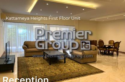 Apartment - 3 Bedrooms - 4 Bathrooms for rent in Katameya Heights - El Katameya Compounds - El Katameya - New Cairo City - Cairo