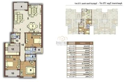 Apartment - 3 Bedrooms - 2 Bathrooms for sale in Stone Residence - 5th Settlement Compounds - The 5th Settlement - New Cairo City - Cairo