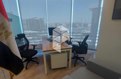 Office Space - Studio - 1 Bathroom for rent in Cairo Capital Center - North Teseen St. - The 5th Settlement - New Cairo City - Cairo