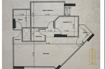 Apartment - 2 Bedrooms - 2 Bathrooms for sale in Sky line - Smouha - Hay Sharq - Alexandria