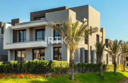 منزل مزدوج - 4 غرف نوم - 5 حمامات للبيع في الباتيو 1 - المستثمرين الشمالية - مدينة القاهرة الجديدة - القاهرة
