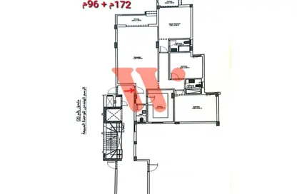 شقة - 3 غرف نوم - 3 حمامات للبيع في مون ريزيدنس - فيفث سكوير - التجمع الخامس - مدينة القاهرة الجديدة - القاهرة