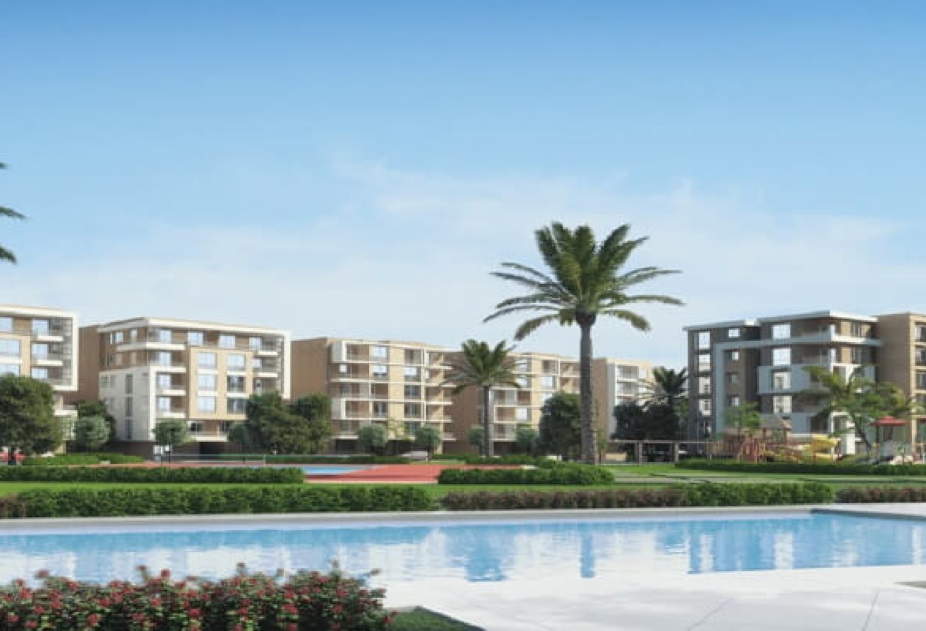 3 BR Apartment In Taj City For Sale With Garden