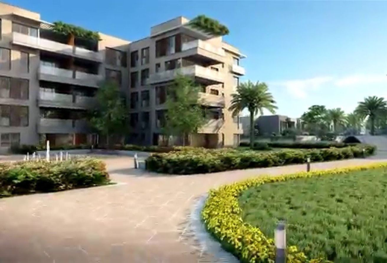 3 BR Apartment In Taj City For Sale With Garden thumbnail