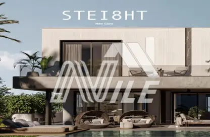 Twin House - 5 Bedrooms - 6 Bathrooms for sale in Stei8ht - The 1st Settlement - New Cairo City - Cairo