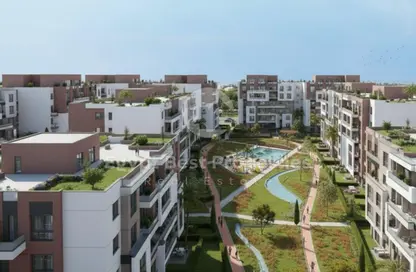 Apartment - 1 Bedroom - 1 Bathroom for sale in Elysium - Sheikh Zayed Compounds - Sheikh Zayed City - Giza