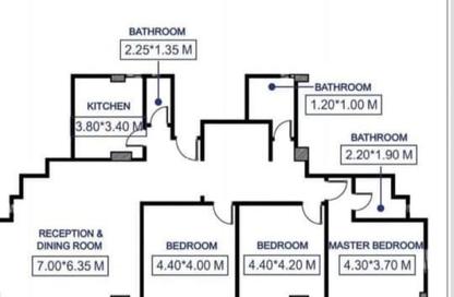 Apartment - 3 - 3 for sale in Al Ashrafiya - North Investors Area - New Cairo City - Cairo
