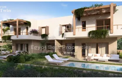 Twin House - 3 Bedrooms - 3 Bathrooms for sale in Ramla - Ras Al Hekma - North Coast