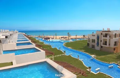 Chalet - 1 Bedroom - 1 Bathroom for sale in Blue Blue - Al Ain Al Sokhna - Suez