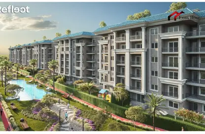 Apartment - 2 Bedrooms - 2 Bathrooms for sale in Al Mosheer Ahmed Ismail St.   El Obour Road - 7th District - Obour City - Qalyubia
