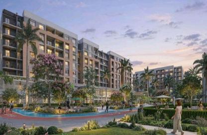 Apartment - 2 Bedrooms - 1 Bathroom for sale in Lotus Compound - 5th Settlement Compounds - The 5th Settlement - New Cairo City - Cairo