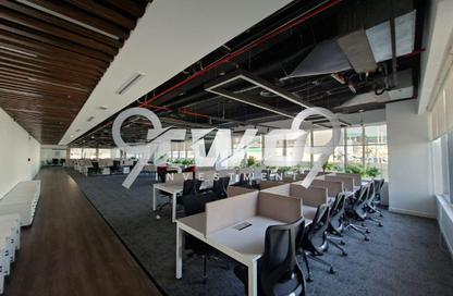 Office Space - Studio - 6 Bathrooms for rent in Cairo Festival City - North Investors Area - New Cairo City - Cairo