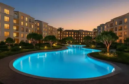 Apartment - 2 Bedrooms - 2 Bathrooms for sale in Aqmar - Al Wahat Road - 6 October City - Giza