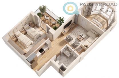 Apartment - 2 - 1 for sale in Arabia Area - Hurghada - Red Sea