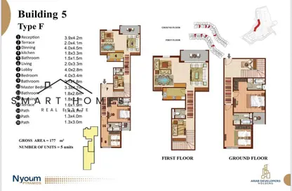شقة - 3 غرف نوم - 3 حمامات للبيع في نيوم اكتوبر - التوسعات الشمالية - مدينة 6 أكتوبر - الجيزة