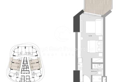 Hotel Apartment - Studio - 1 for sale in La Vista 6 - La Vista - Al Ain Al Sokhna - Suez