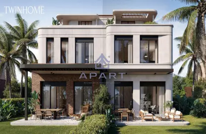 تاون هاوس - 4 غرف نوم - 4 حمامات للبيع في كريسينت واك - كمبوندات التجمع الخامس - التجمع الخامس - مدينة القاهرة الجديدة - القاهرة