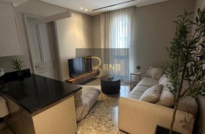 Apartment - Studio - 2 Bathrooms for rent in Aljazi Marriott Residences - Mohamed Naguib Axis - North Investors Area - New Cairo City - Cairo