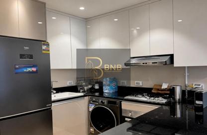 Apartment - Studio - 2 Bathrooms for rent in Aljazi Marriott Residences - Mohamed Naguib Axis - North Investors Area - New Cairo City - Cairo