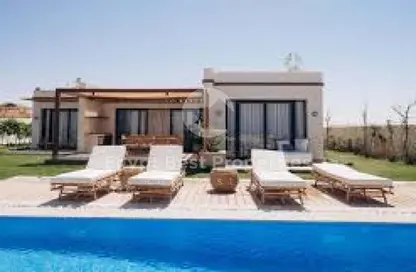 Chalet - 2 Bedrooms - 2 Bathrooms for sale in Beit Al Bahr - Sidi Heneish - North Coast Chalet - 2 Bedrooms - 2 Bathrooms for sale in Beit Al Bahr - Sidi Heneish - North Coast