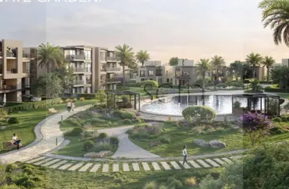 شقة - 2 غرف نوم - 2 حمامات للبيع في جاردن ليكس - كمبوندات 6 أكتوبر - مدينة 6 أكتوبر - الجيزة