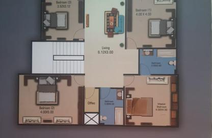 Apartment - 4 Bedrooms - 4 Bathrooms for sale in Green Plaza 1 - New Zayed City - Sheikh Zayed City - Giza