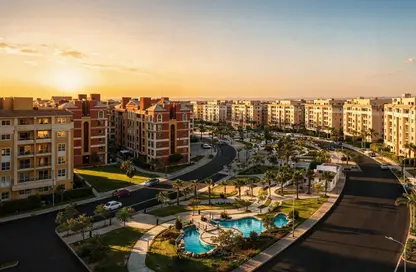 Apartment - 2 Bedrooms - 1 Bathroom for sale in Degla Palms - Al Wahat Road - 6 October City - Giza