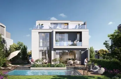 Villa - 3 Bedrooms - 5 Bathrooms for sale in El Patio Riva - The 6th Settlement - New Cairo City - Cairo