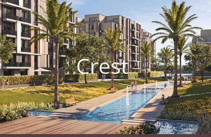 Apartment - 2 Bedrooms - 1 Bathroom for sale in Swan Lake Residence - 5th Settlement Compounds - The 5th Settlement - New Cairo City - Cairo