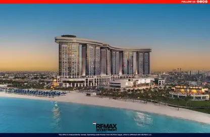 شقة - 2 غرف نوم - 2 حمامات للبيع في نورث ايدج تاورز - مدينة العلمين الجديدة - العلمين - الساحل الشمالي