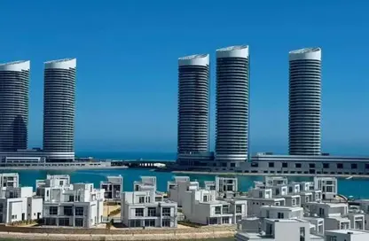 Apartment - 1 Bedroom - 1 Bathroom for sale in The Gate Towers - New Alamein City - Al Alamein - North Coast