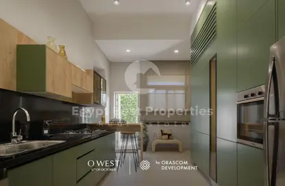 شقة - 2 غرف نوم - 2 حمامات للبيع في أو ويست - كمبوندات 6 أكتوبر - مدينة 6 أكتوبر - الجيزة